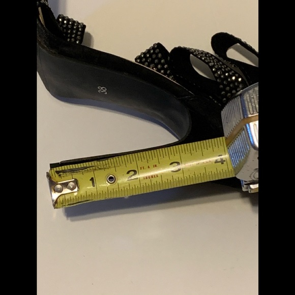 Open Toe Rhinestone Strappy Ankle Cuff Stiletto - Picture 8 of 8